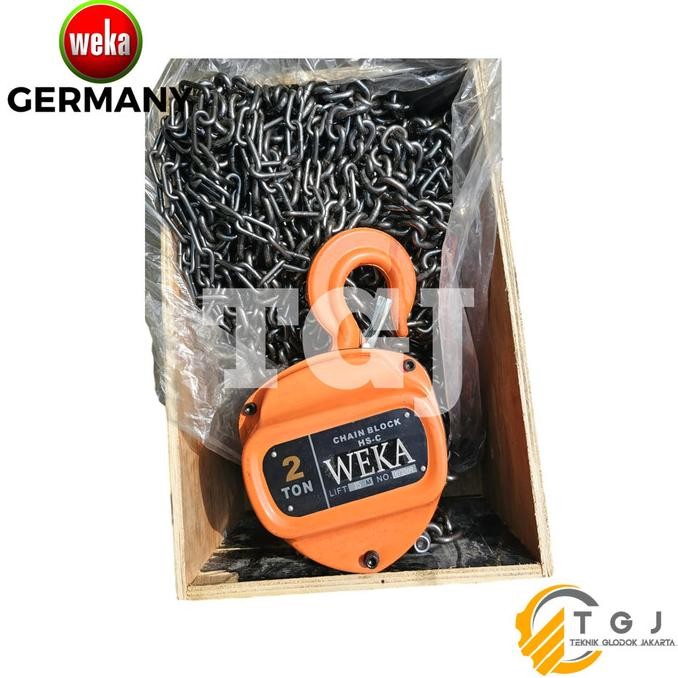 Chain block weka 2 ton x 3M 5M 6M 10M 12M 15M katrol takel 2 ton