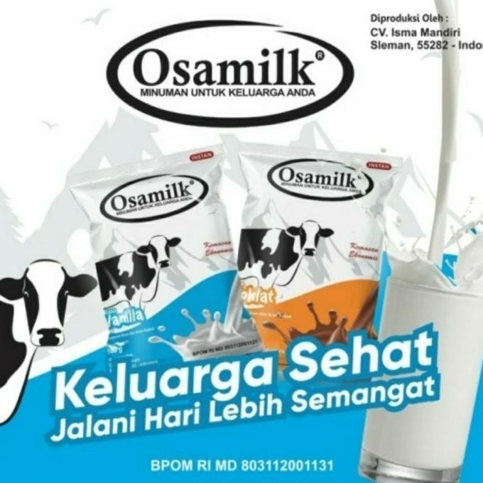 

Susu Bubuk Osamilk Penambah Berat Badan Anak & Dewasa Aneka Rasa Promo