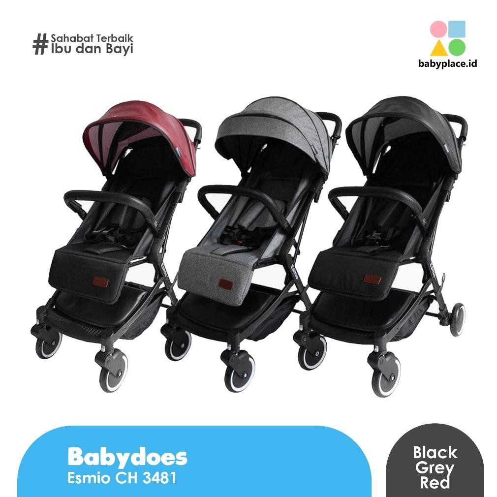 Baby Bluesy BABYDOES - Stroller Babydoes Esmio dan Esmio Gold / Stroller Cabin Size