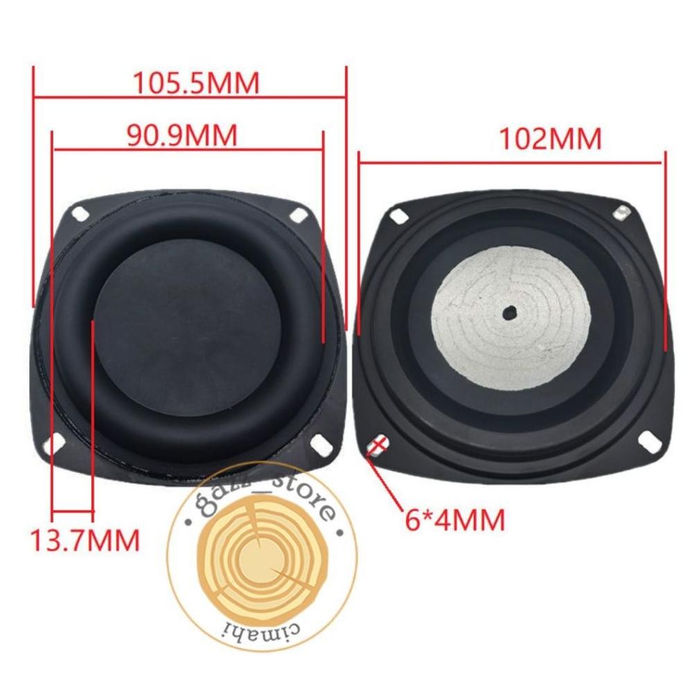 JH8 Passive Bass Radiator 4 inch Subwoofer Pasif Bass