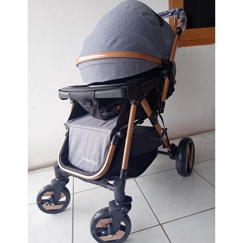 Baby Bluesy Makassar - Kereta Dorong Bayi Baby Bliss 898S / Baby Stroller Handle 2 arah Billion-T