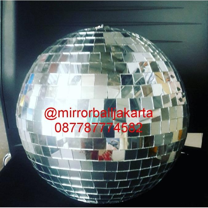 Mirror Ball 12"(inch) + Motor / Bola Kaca / Bola Disco
