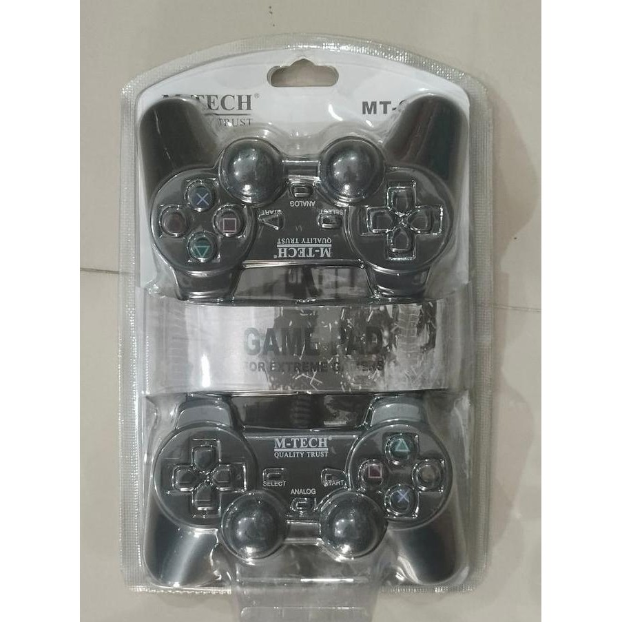 promo gamepad doble getar black - stick pc laptop - joystick pc laptop usb