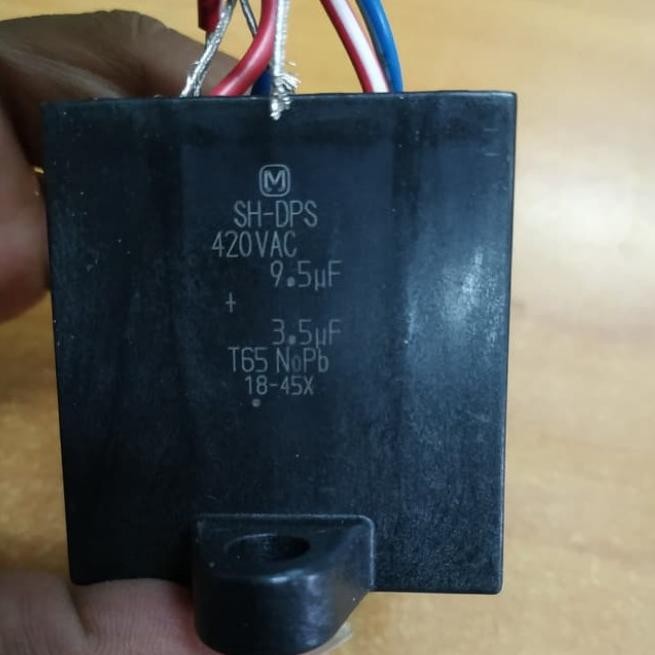 Promo Capasitor/ capacitor mesin cuci 2 tabung Panasonic 9.5mf COD