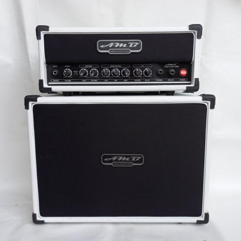 JH8 Ampli gitar 8 inch amb head cabinet 3 input distorsi,reverb,delay,chorus bergaransi