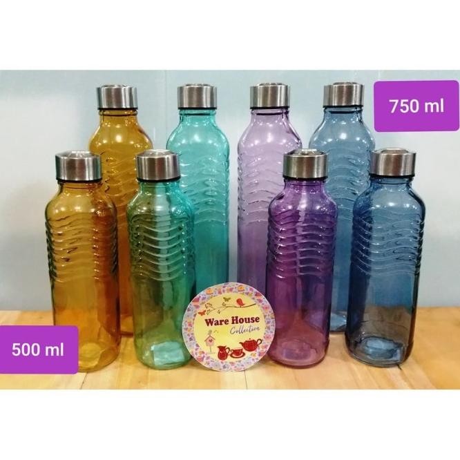 Botol Kaca/Botol Minum/Botol Tumbler/Botol Infuse Water/750 Ml Dan 500