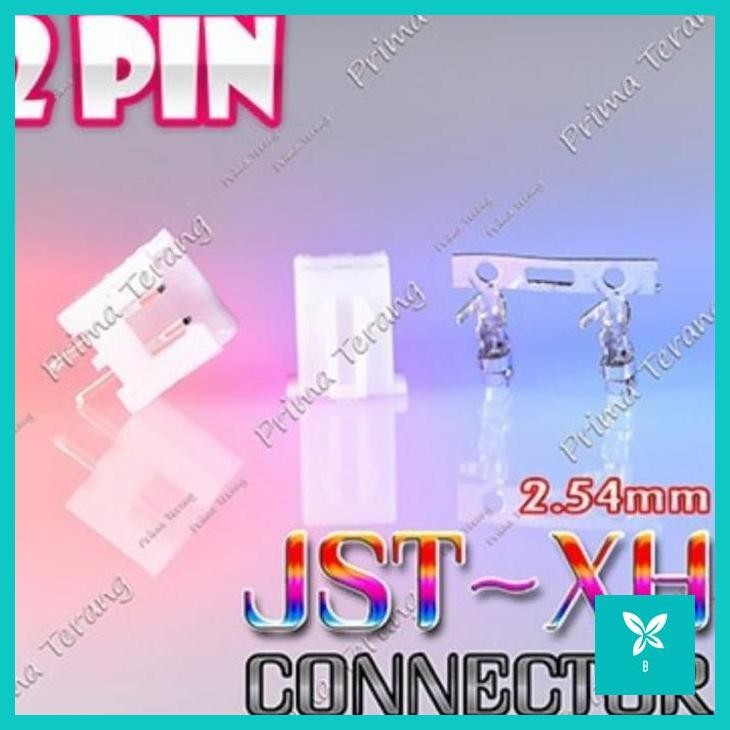| PC | JST XH CONNECTOR 2 PIN JST-XH 2.54MM KONEKTOR BATERAI LIPO MOLEX