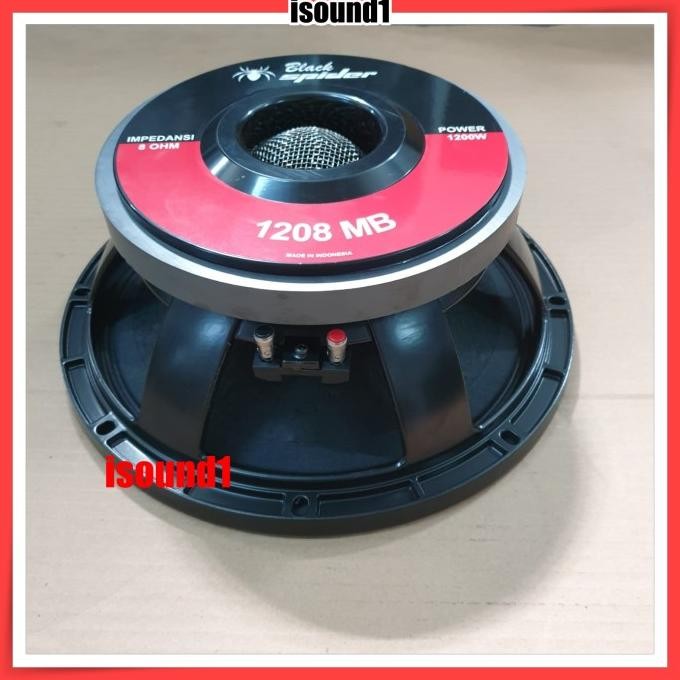 SPEAKER BLACK SPIDER 12 INCH 1208 MB KOMPONEN BLACKSPIDER 1208MB 12IN ORIGINAL