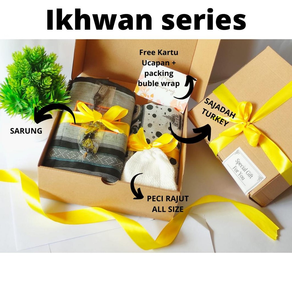 KADO ULANG TAHUN COWOK/HAMPERS IKHWAN 1 PAKET KADO PACAR/SUAMI SIMPEL by Look box id