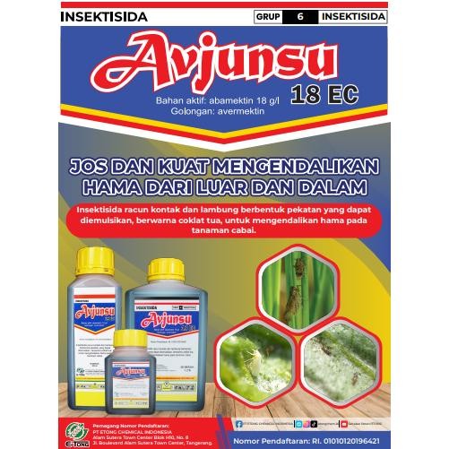 Insektisida AVJUNSU 250 ML Abamectin
