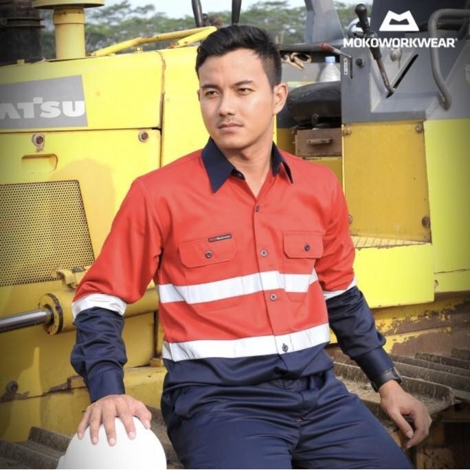 WEARPACK SAFETY MOKOWORKWEAR / BAJU SAFETY / PAKAIAN PROYEK / TAMBANG