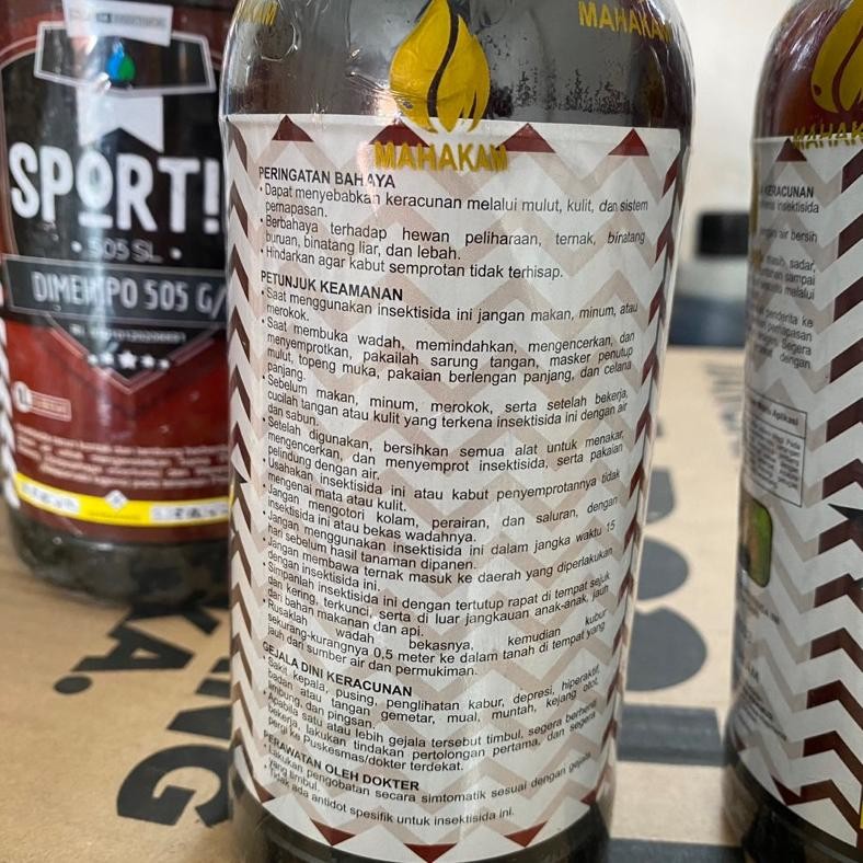 Sportif 505 SL 1 Liter Produk Mahakam|| Obat Pembasmi Hama Sundep Kaper Wereng Tanaman Padi || Obat 