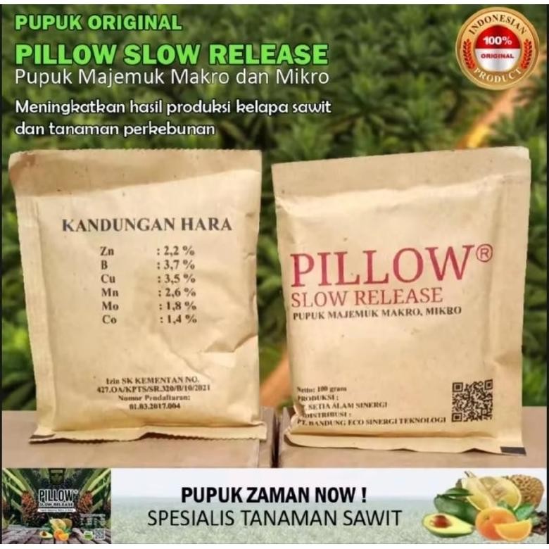 Pillow Slow Release Pupuk Sawit Organik 1 Karton
