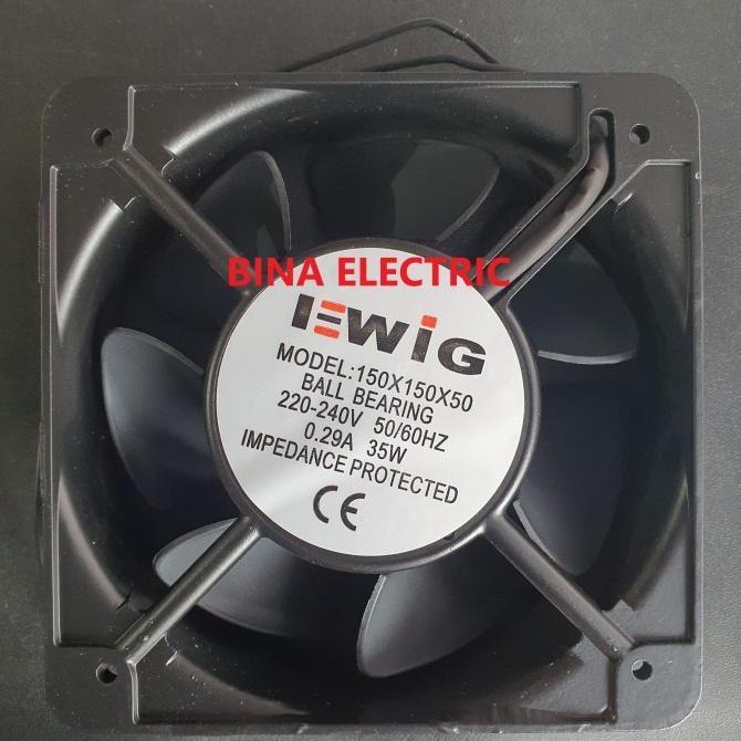 Exhaust Fan Ewig 150x150x50 6 inch 6" / Kipas Hisap Ewig 150x150x50 6" murah