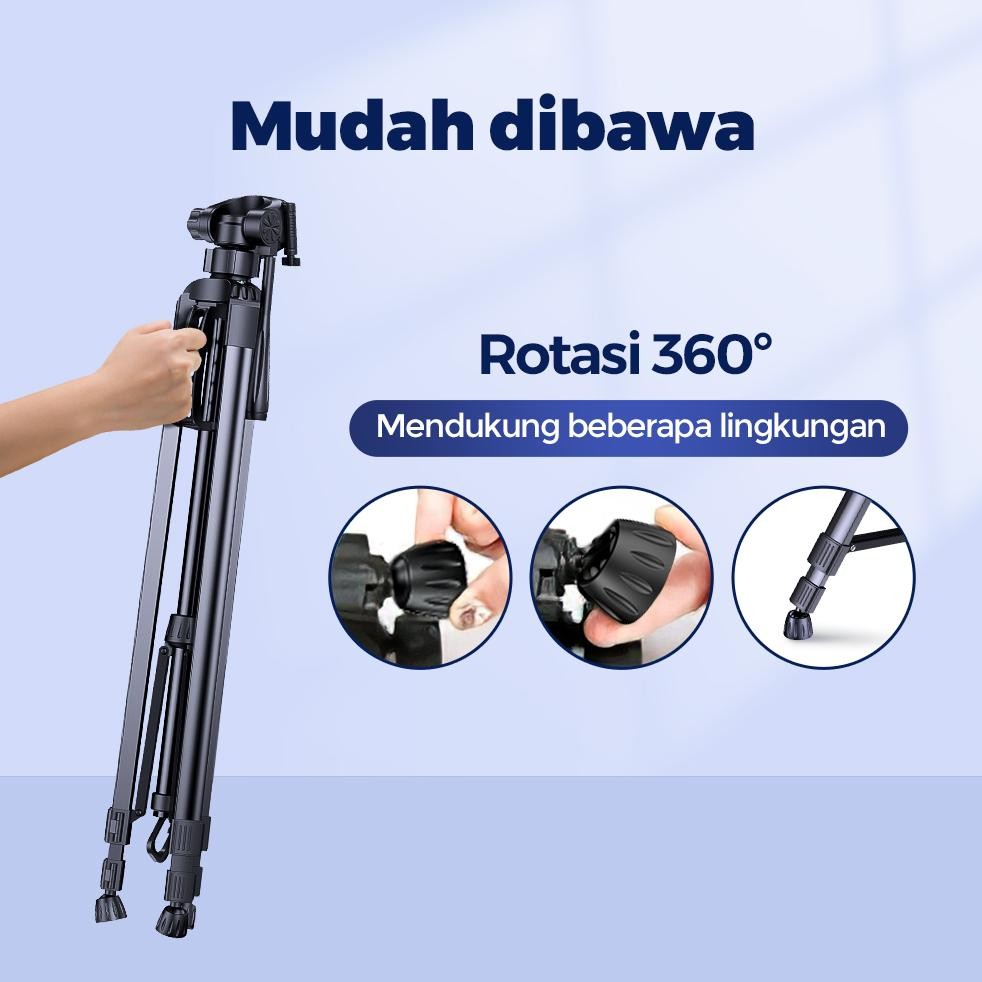 INBEX TF-3520 PLUS Tripod Kamera dengan Tas / Dudukan 140cm untuk Hadycam Mirrorless Plus Holder HP