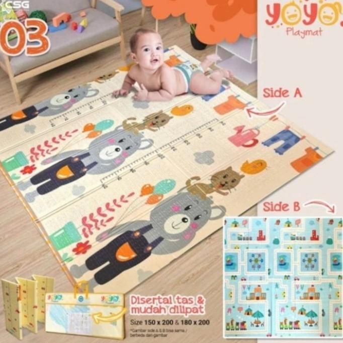 playmate anak lipat motif 150x200