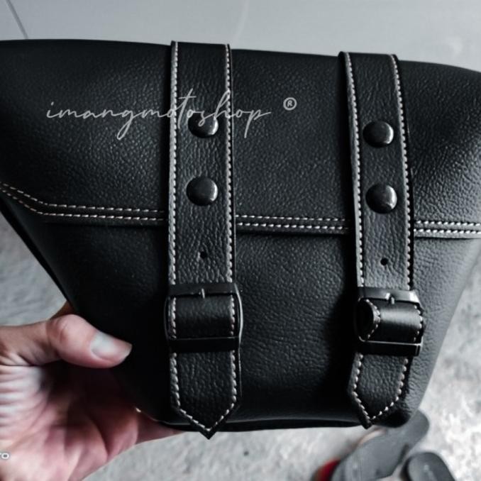 SIDE BAG tas Motor samping Toolkit kawasaki w 175 cb japstyle Scorpio