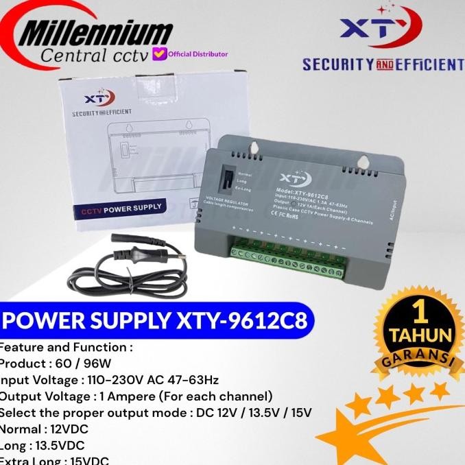 Terjangkau Power Supply Cctv 8 Channel