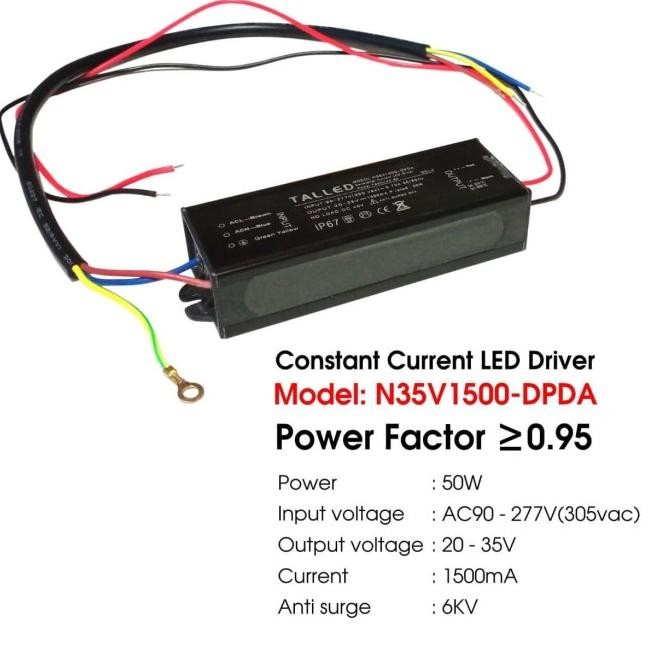 Diskon Driver Led Waterproof 50Watt Talled