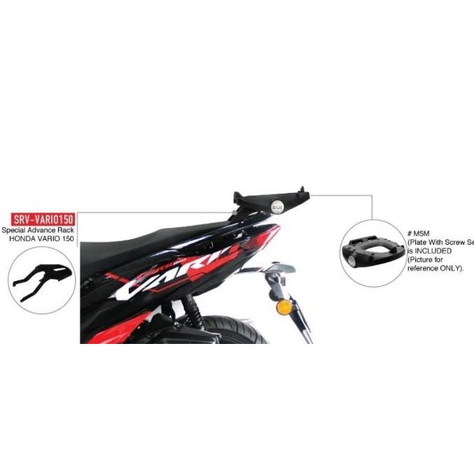 Bracket Box Special Advance SRV Vario 150 2019 GIVI