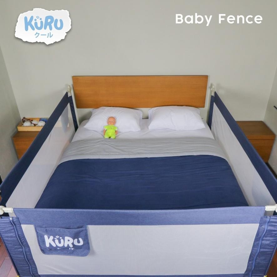 [ND] Kuru Baby Bed Rail / Baby Fence / Pagar Pembatas Kasur
