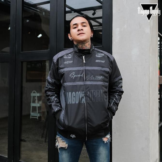 Jaket Parasut Pria | Jaket Racing Nascar Series Nagoya | Jaket Riding Touring Outdoor Motor Speed Ad