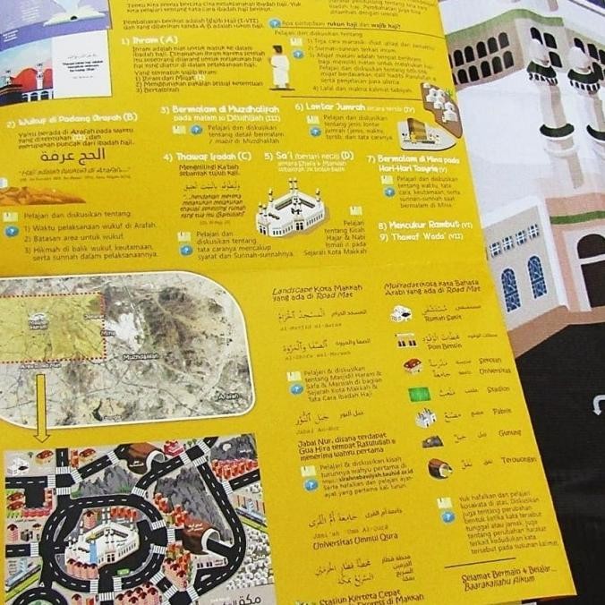 alas bermain anak playmat road mat kota Mekah al mukarromah