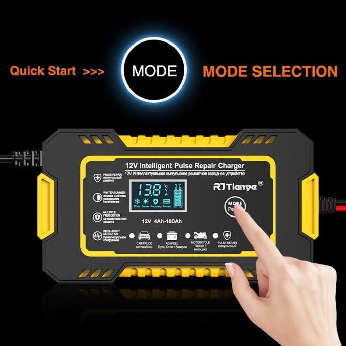 NotoSejahtera Charger aki motor dan mobil / CHARGER AKI MOBIL MOTOR / alat cas aki mobil / REPAIR AK