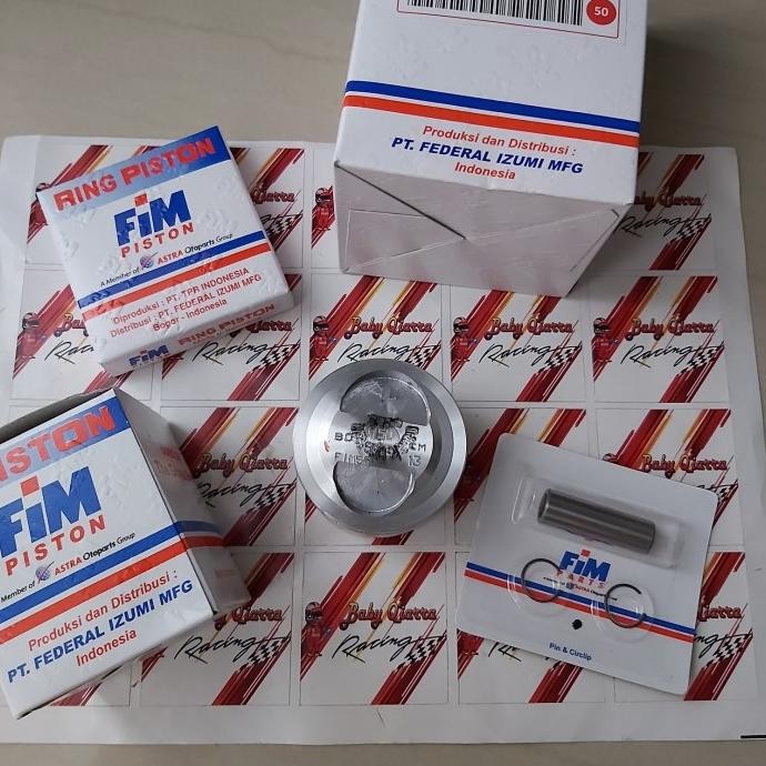 New PISTON KIT FIM 56 JUPITER Z VEGA R 57 57.5 58 58.5 59 PEN 13 MM ORI
