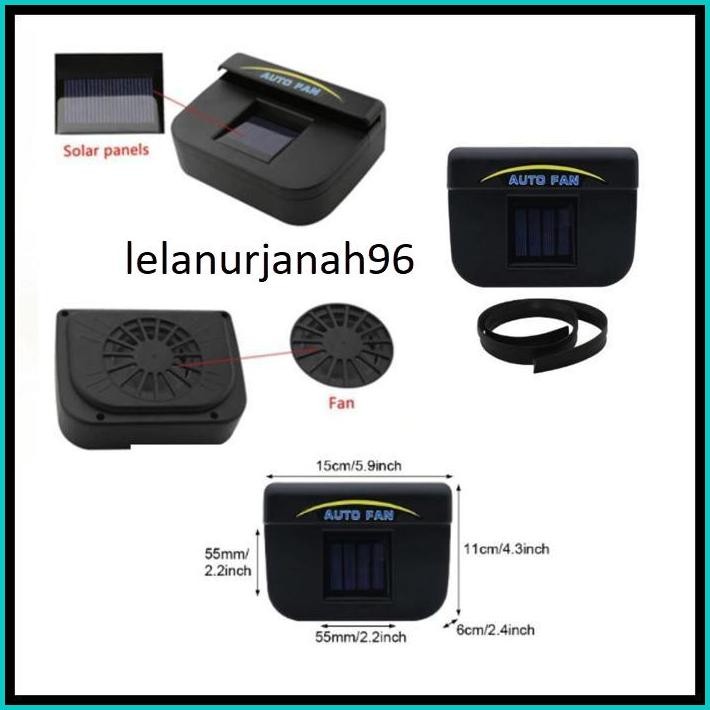 AUTO FAN - KIPAS VENTILASI MOBIL TENAGA SURYA