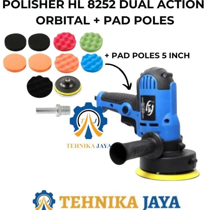 Promo Mesin Poles Hl 8252 Dual Action 5 Inci Polisher Serbaguna