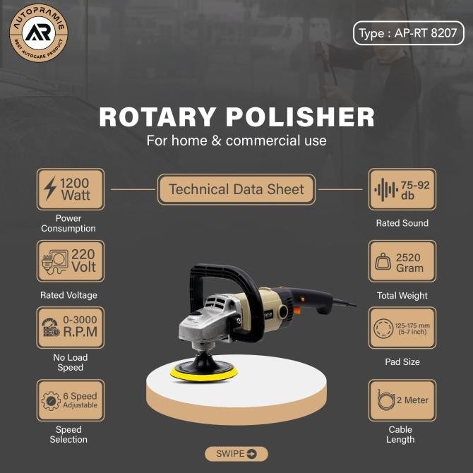 Murah Mesin Poles Rotary / Polisher Rotary Autopramie / Mesin Poles Mobil