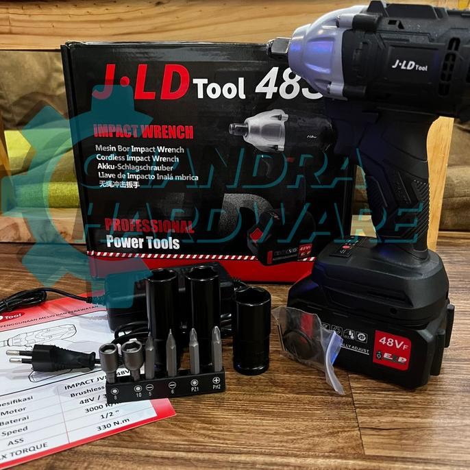 Promo Jld 48S Cordless Impact Wrench Brushless