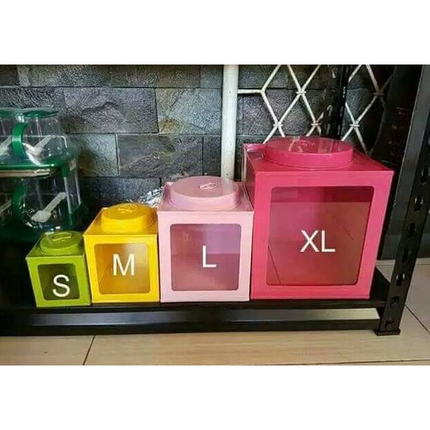 Size M 9X12CM Toples kaleng kerupuk mini PREMIUM TEBAL - KALENG JADUL VINTAGE HOMEDECOR SHABBYCHIC