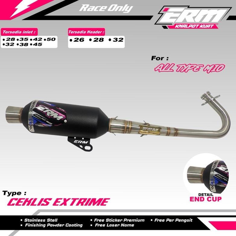 KNALPOT MIO CEKLIS TIPE : EXTRIME ORIGINAL ERM KNALPOT