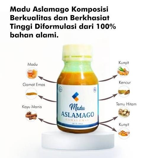 

Madu Aslamago Gamat Emas 350 Gr Original Promo