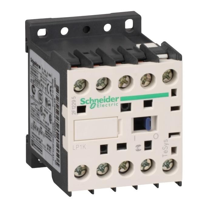 Terjangkau Schneider 3P Contactor 12A Ac3 5.5Kw 24Vdc Coil Lp1K1210Bd