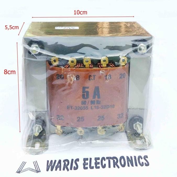 Diskon Trafo Ct 5A Ampere 32V Era Murni Travo