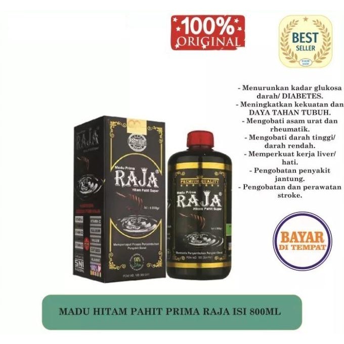 

Madu Prima Raja Hitam Pahit Super 800 Gram Terlaris
