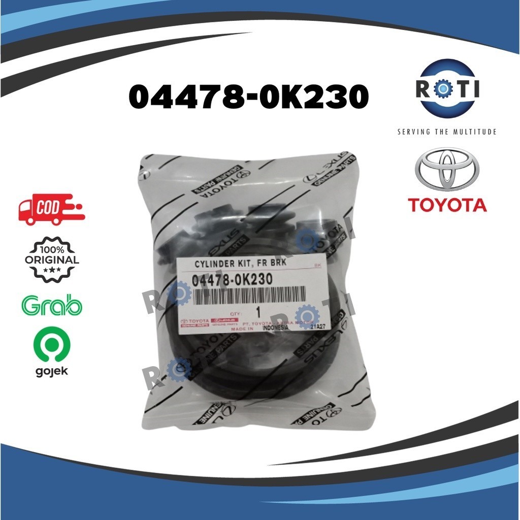 KIT KALIPER REM DEPAN TOYOTA INNOVA REBORN 04478-0K230 ORIGINAL