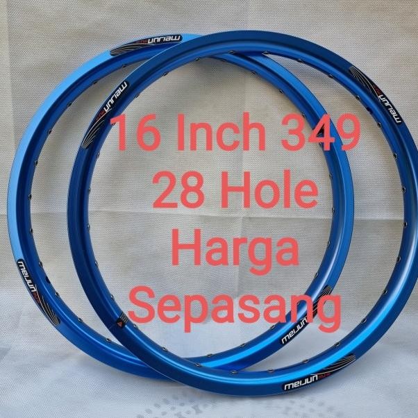 Meijun Rim 16 Inch 349 Dic Brae Ve 16 Plu Rim Epeda Lipat U