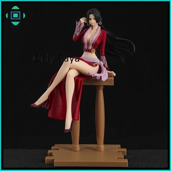 FIGURE BOA HANCOCK ONE PIECE GRANDLINE JOURNEY DUDUK 20CM ACTION FIGURE PAJANGAN MEJA KERJA