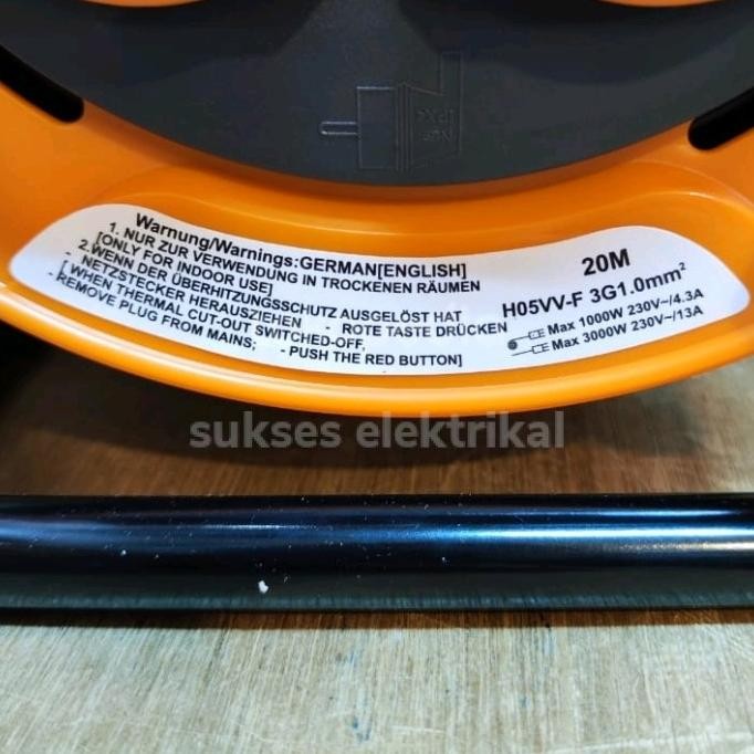Kaiser 20M Kabel Roll Kaiser 20Meter Cable Roll Kaiser Kabel Gulung 20 - Asli