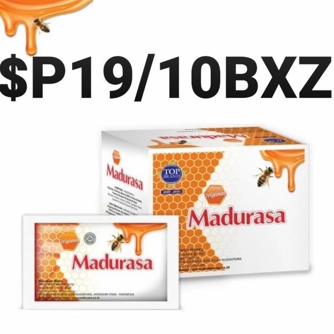 

Madu Rasa Murni ($P19) 1O Box. Kemasan 1Box Isi 12 Sachet Promo