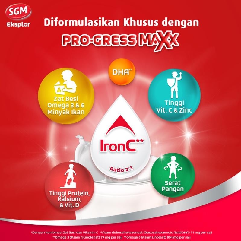 

Spesial/ Sgm Eksplor Aktif 3+ Pro-Gressmaxx Susu Pertumbuhan 400/ 900/ 3000 Gr Madu / Vanilla / Cokelat {Terbaru/Terlaris/Tergcor/Kekinian}