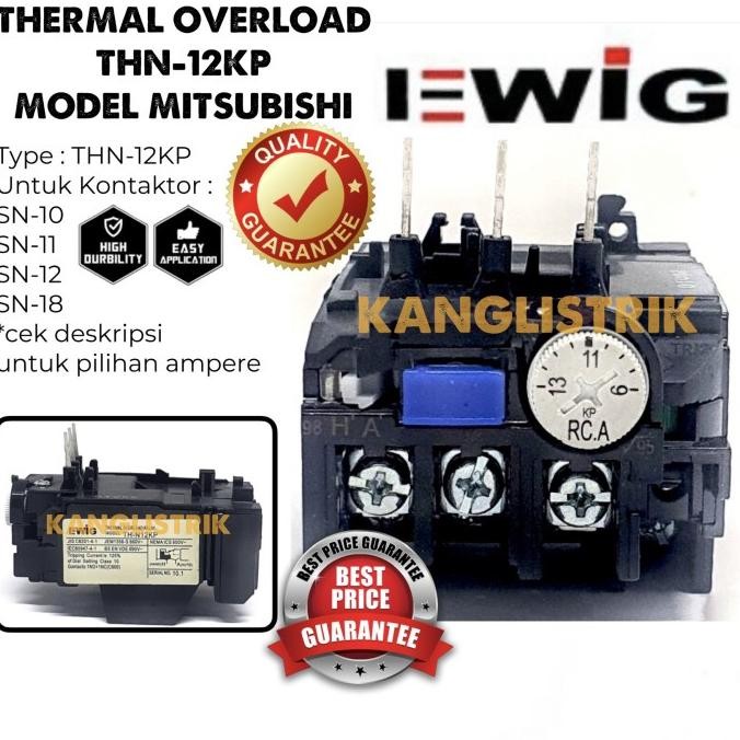 Thermal Overload Thn12Kp / Overload Thn-12Kp Ewig - Asli