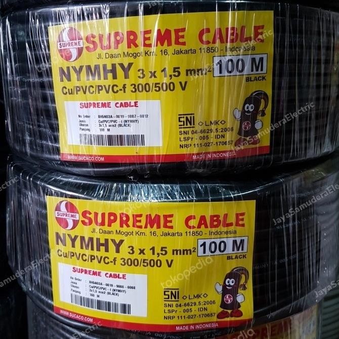 Kabel Nyyhy 3X1.5Mm Supreme 100M - Asli