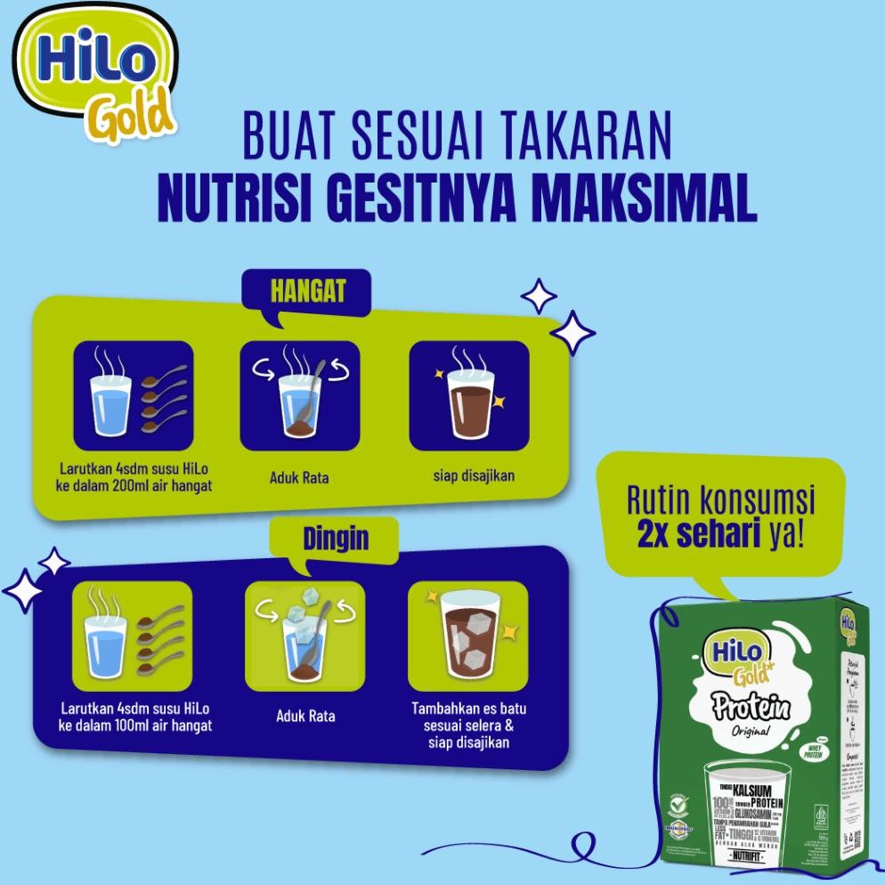 

Spesial/ Hilo Gold Original 500 Gram - Susu Tinggi Kalsium Rendah Lemak {Terbaru/Terlaris/Tergcor/Kekinian}
