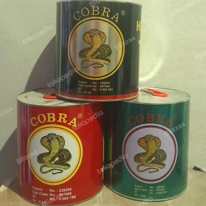 Thinner Cobra Merah Thiner Cobra Hijau Tiner Cobra Hitam 5Ltr Thinner Impala Thinner Nd Galon 5 Lite