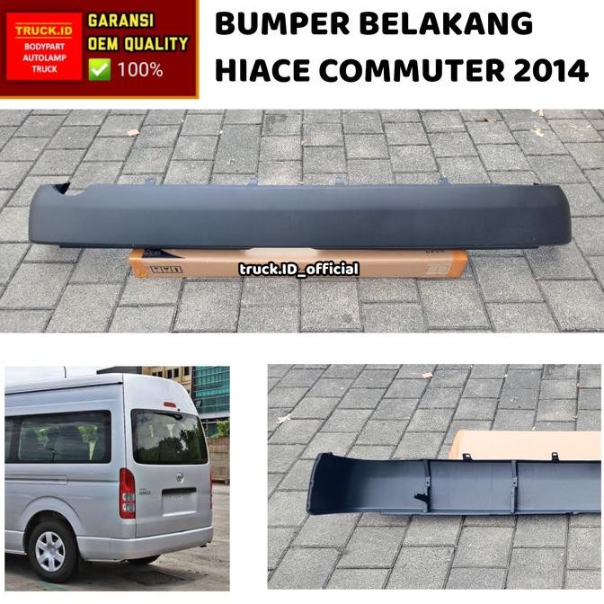 Bemper Bumper Belakang Rear Hiace Hi Ace Commuter 2014 2023 *Bumper Belakang